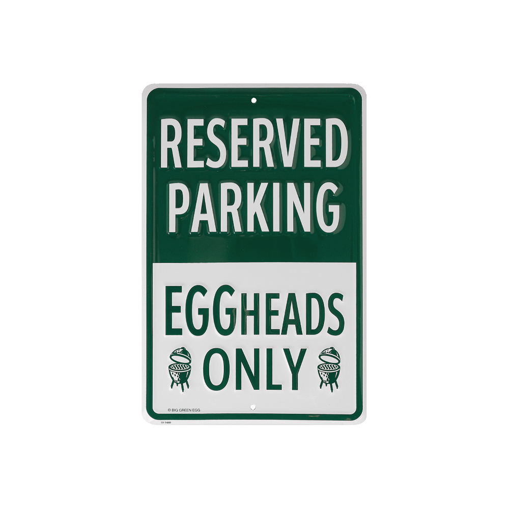 Parkplatzschild "EGGheads only"