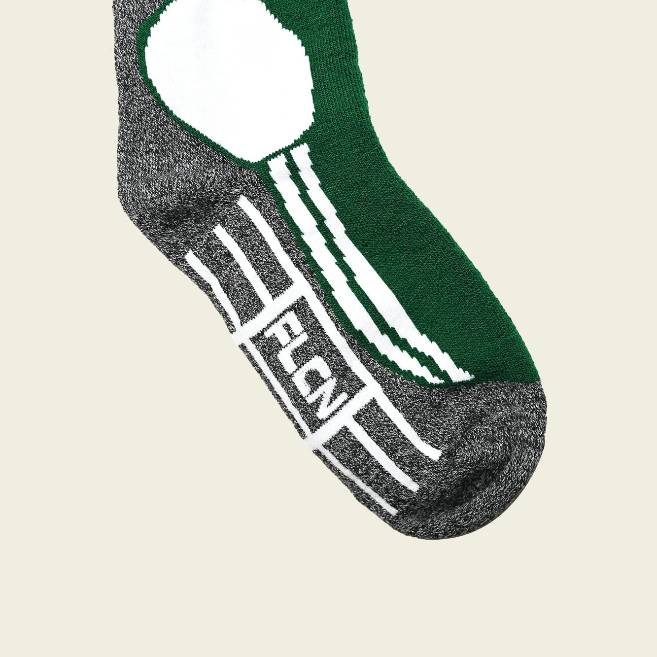 Skisocken für Damen 2er Pack - grün/schwarz