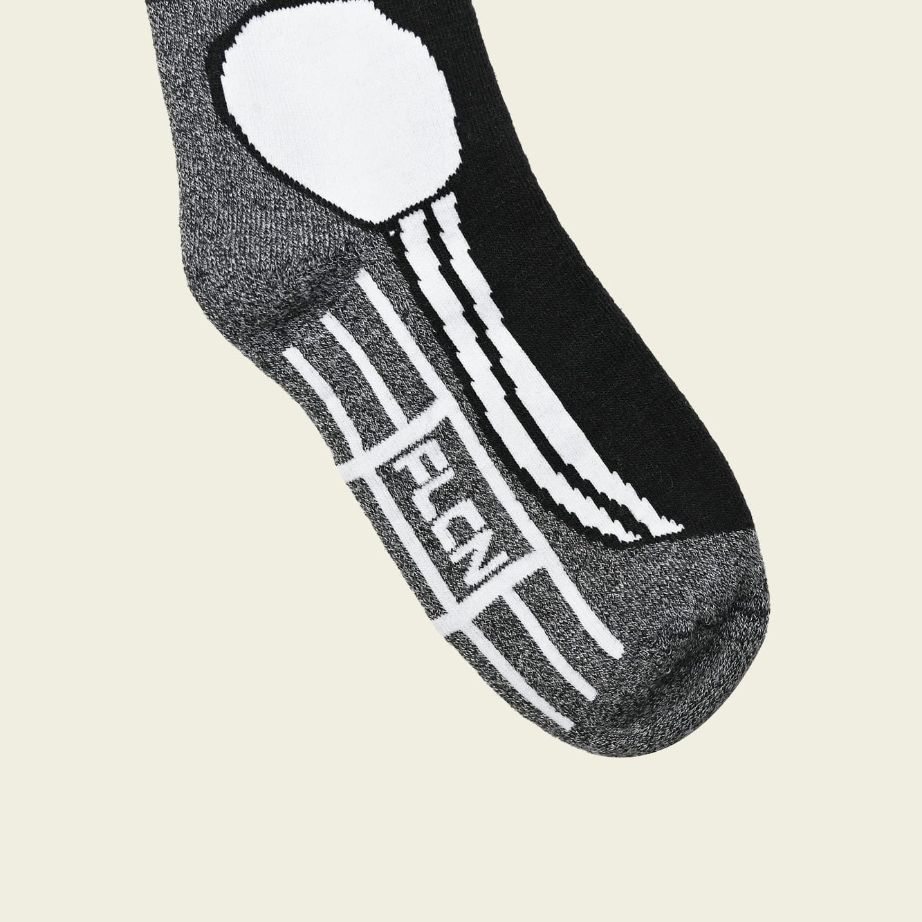 Skisocken für Männer 2er Pack - grün/schwarz