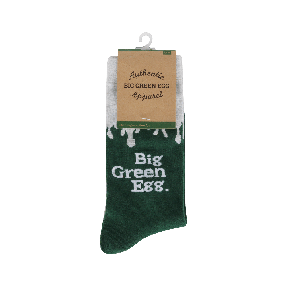 Grüne Socken - Flammen