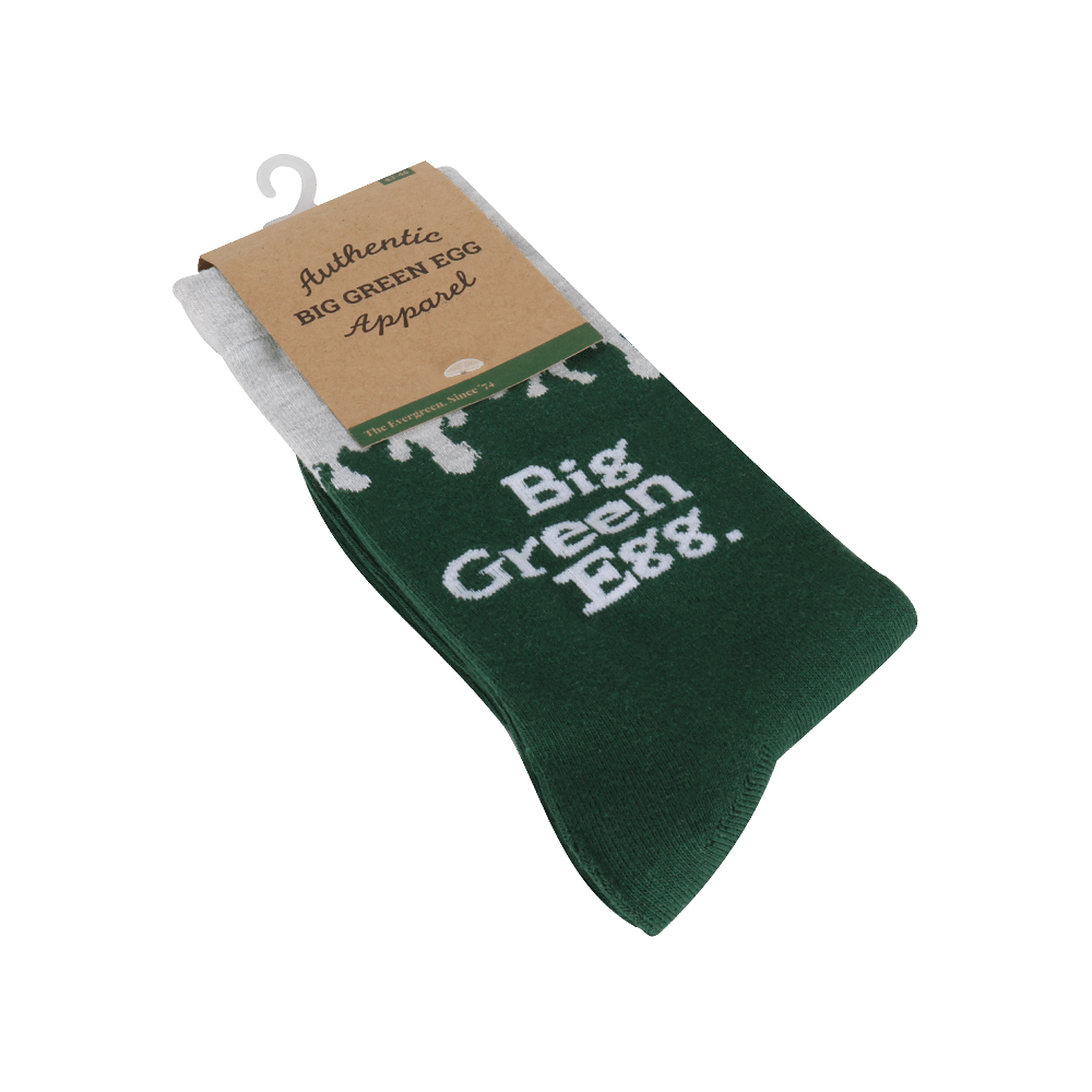 Grüne Socken - Flammen