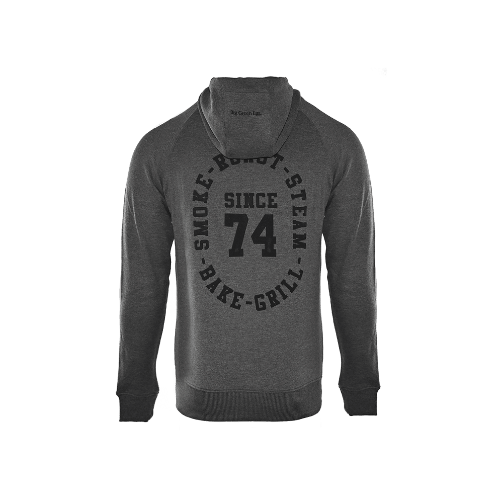 Hoodie Holzkohlegrau "Since 74"