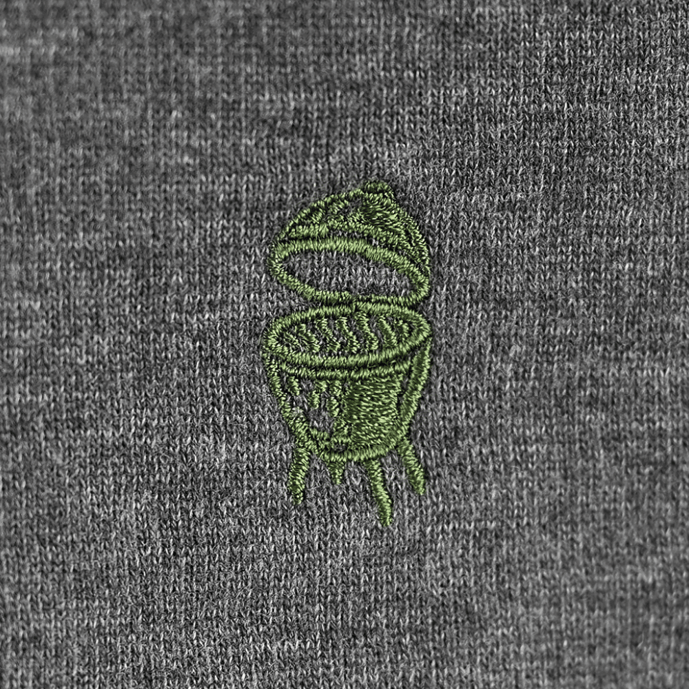 Hoodie Holzkohlegrau "Since 74"