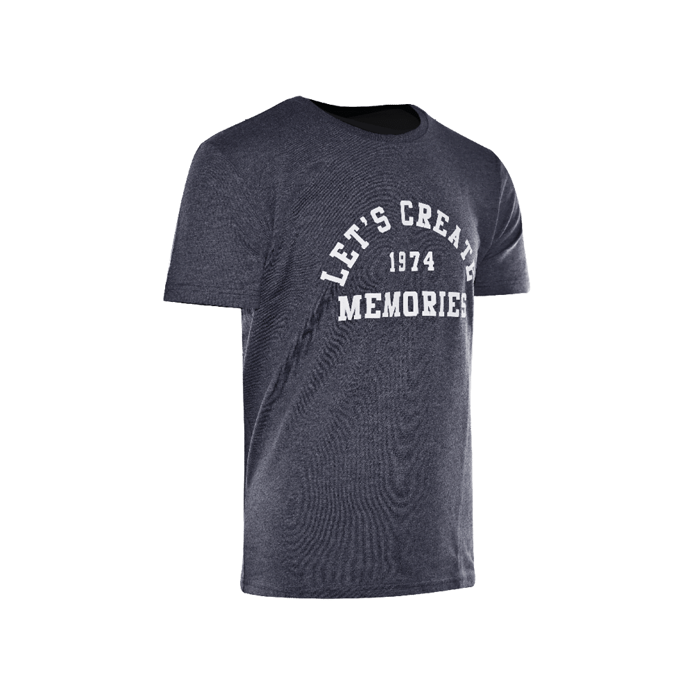 T-Shirt Blau/Weis - Lets create