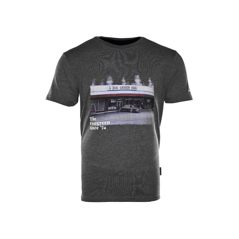 T-Shirt Holzkohlegrau "The Evergreen first Shop"