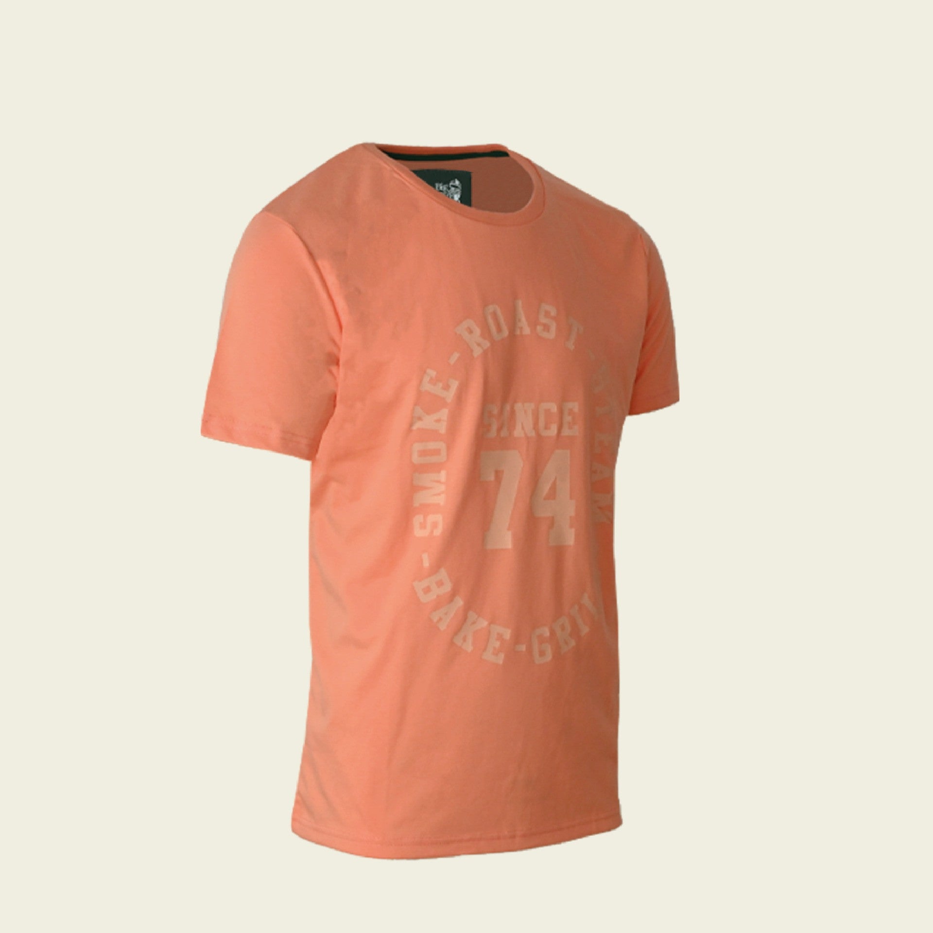 T-Shirt Peach/Salmon "Since 74"