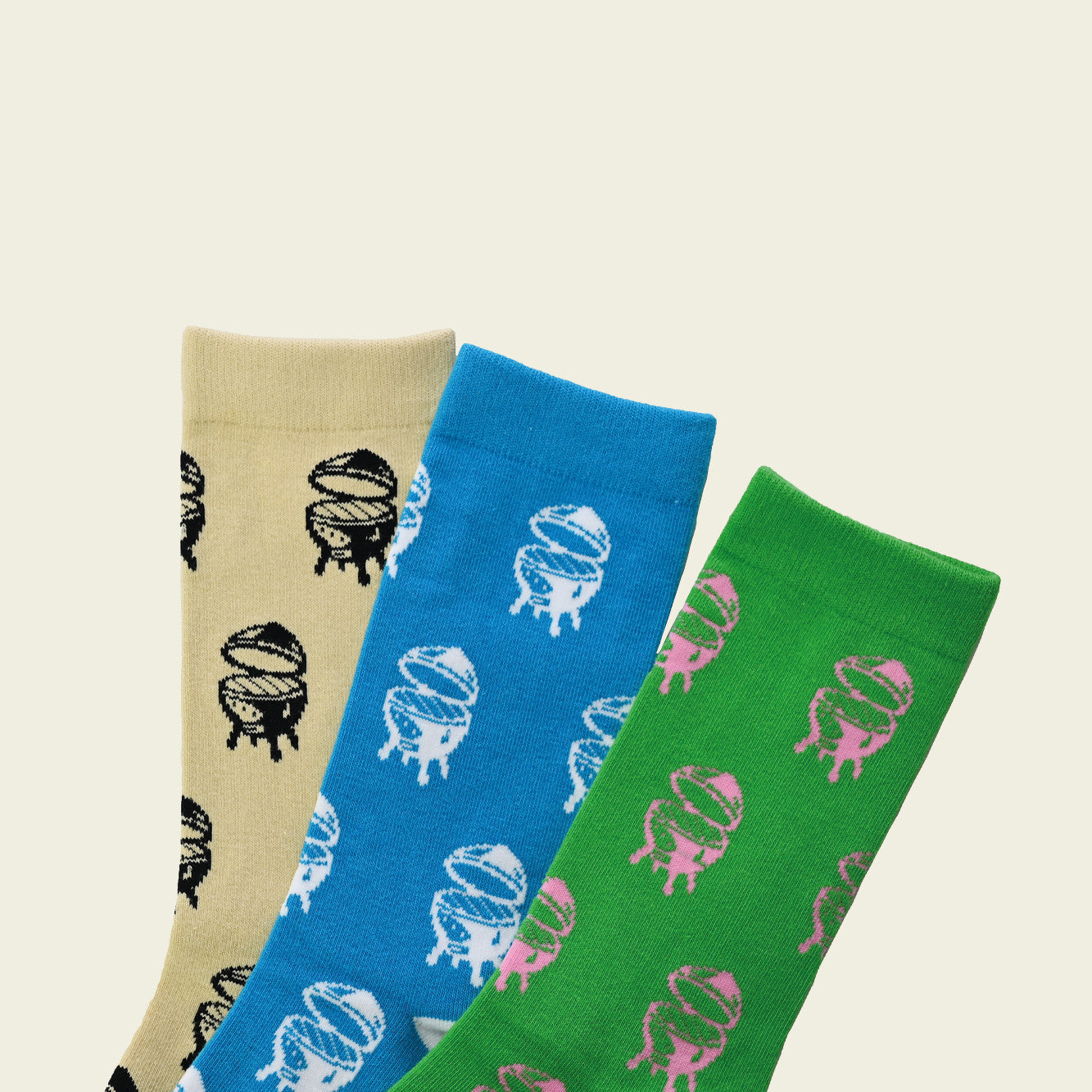 Big Green Egg Socken - 3er Pack