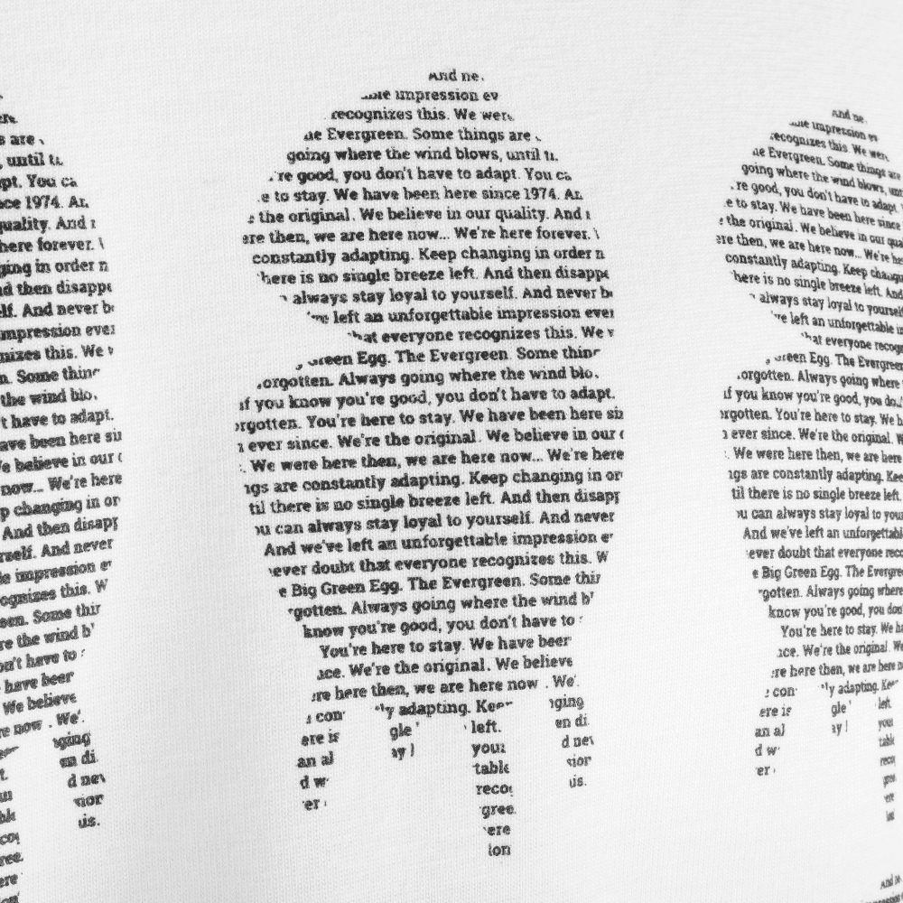 Weiße T-Shirt "The Evergreen"