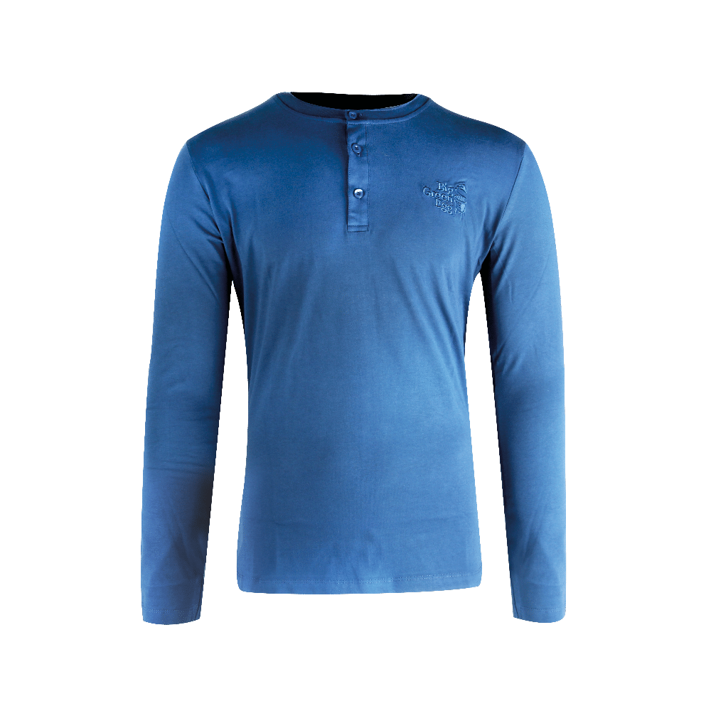 Langarm T-Shirt - Blue