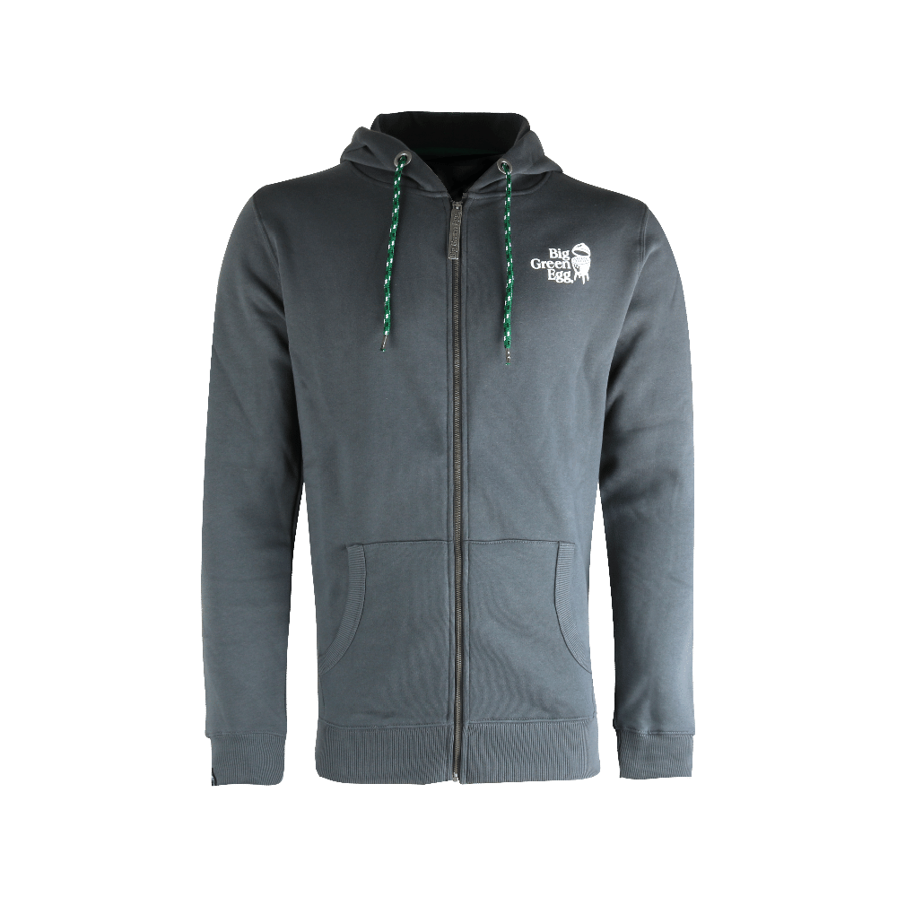 Hoodie mit Reißverschluss - Dunkelgrau