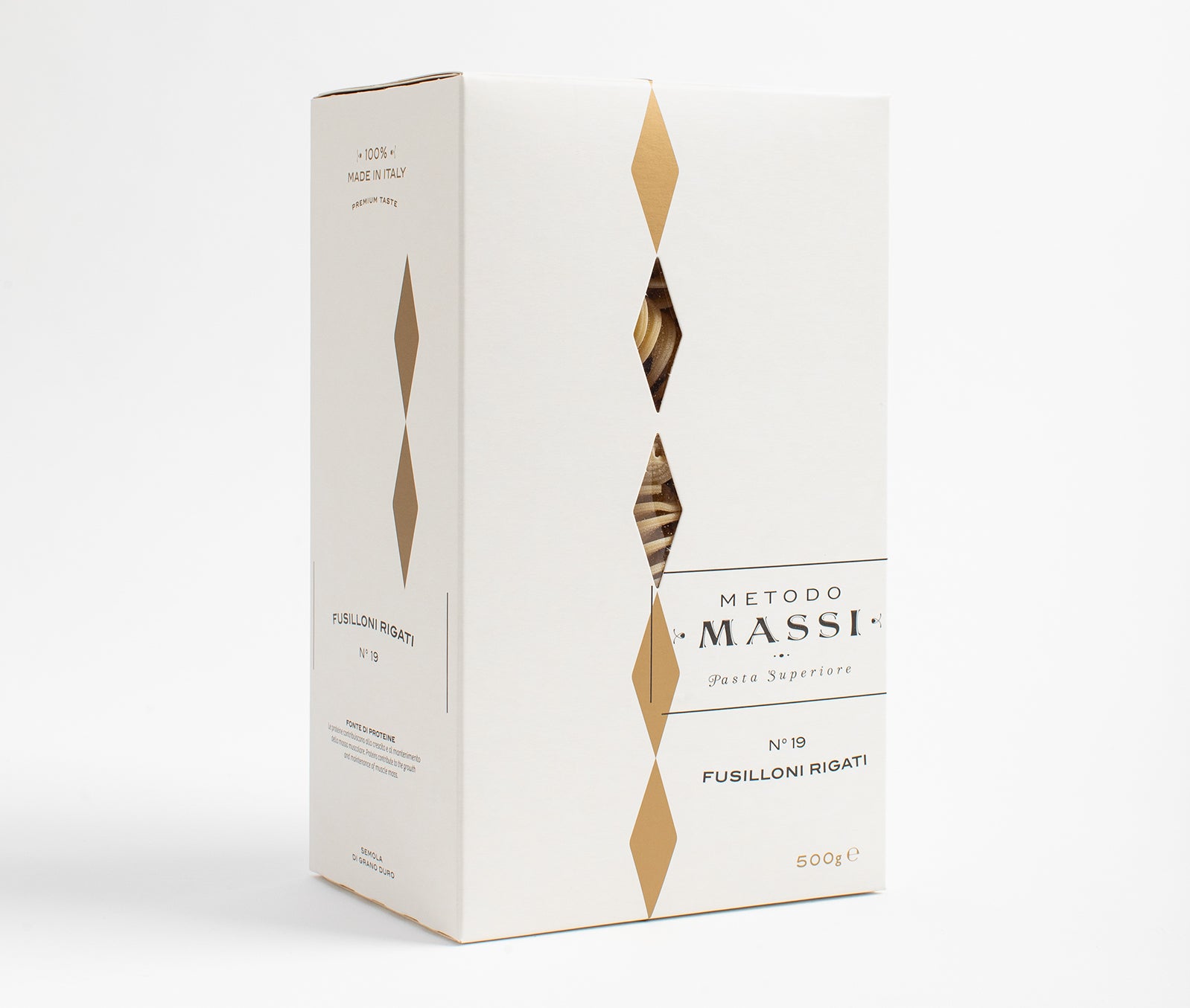 Pasta Massi Fusilloni Rigati di Semola N°19