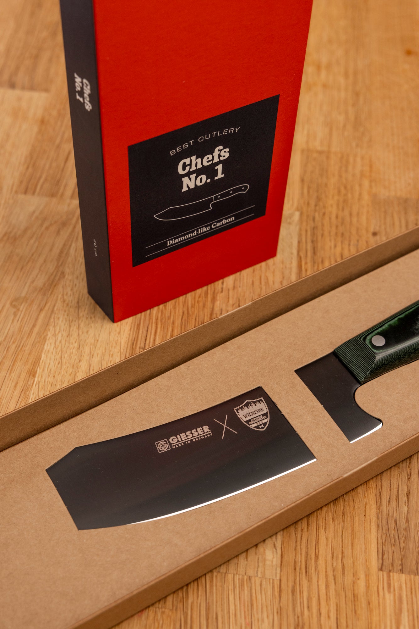 Wildfire X Giesser Küchenmesser mit DLC Beschichtung - Chefs No. 1