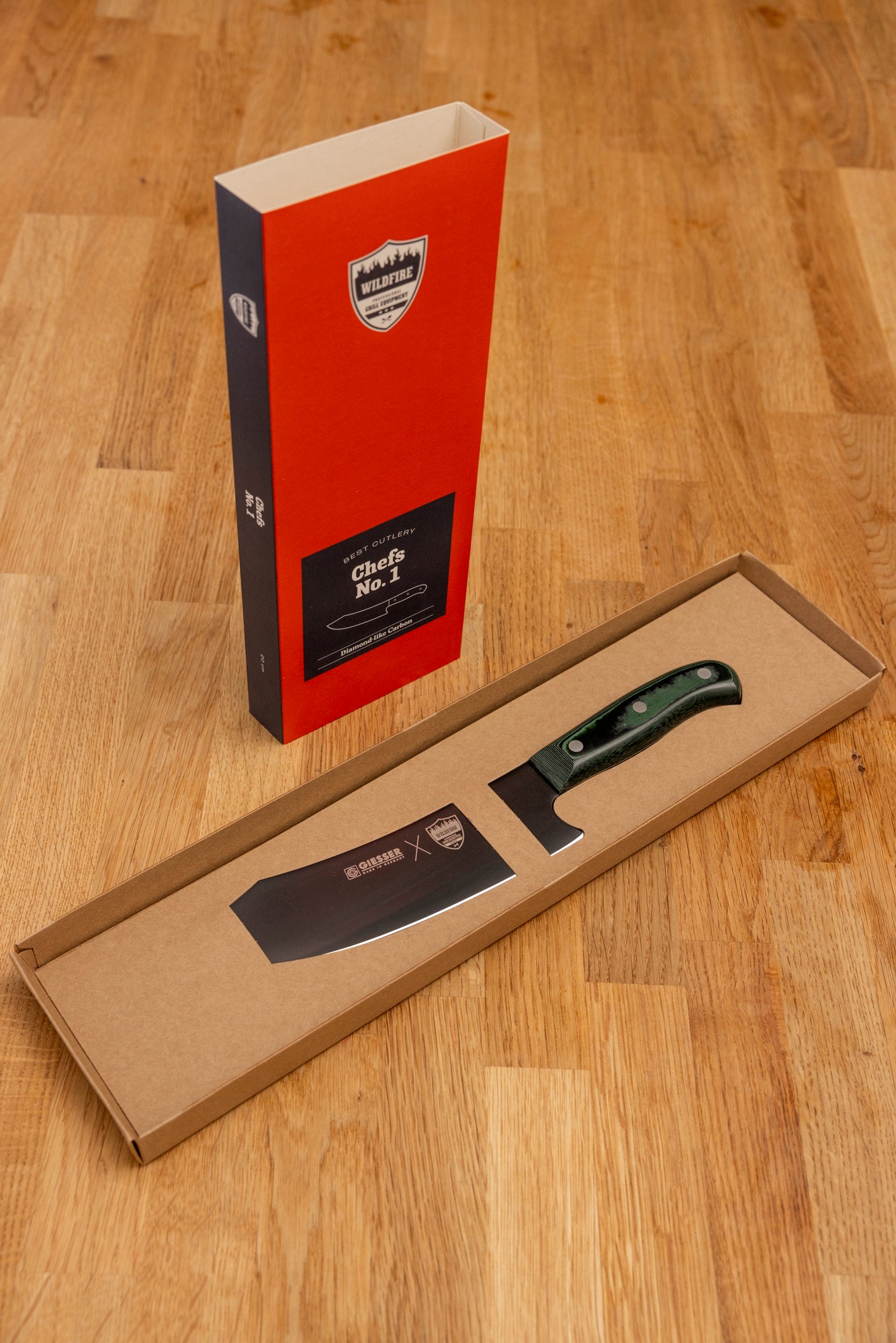 Wildfire X Giesser Küchenmesser mit DLC Beschichtung - Chefs No. 1