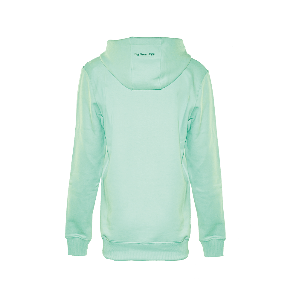 Hoodie Mint/Coral "Peace, Love, EGGs"