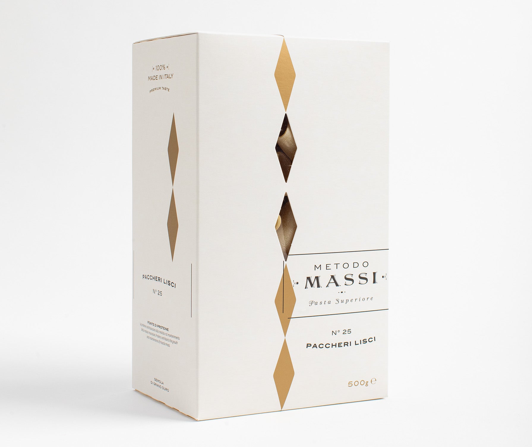 Pasta Massi Paccheri Lisci di Semola N°25