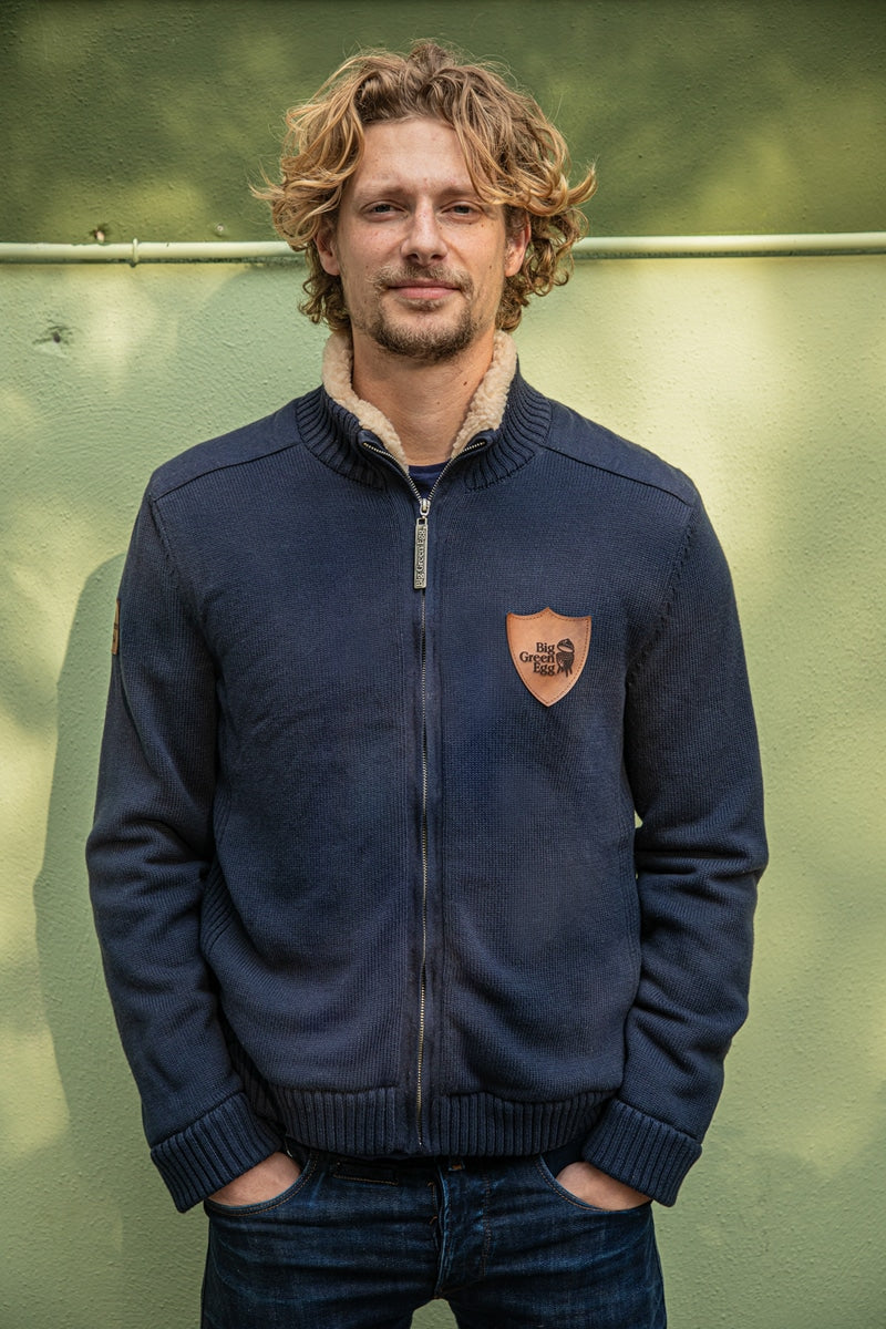 Dunkelblaue Outdoor Jacke