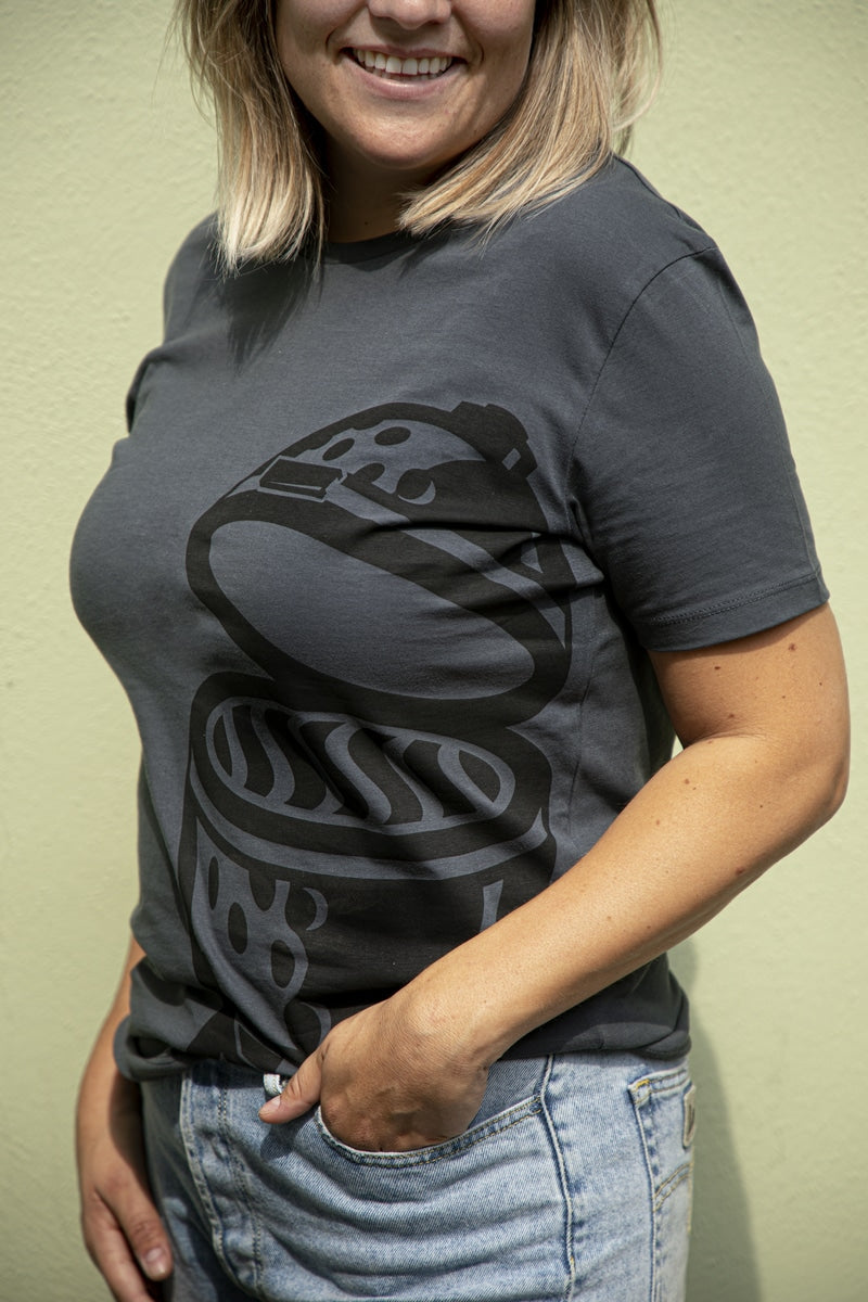 T-Shirt Dunkelgrau "EGG"