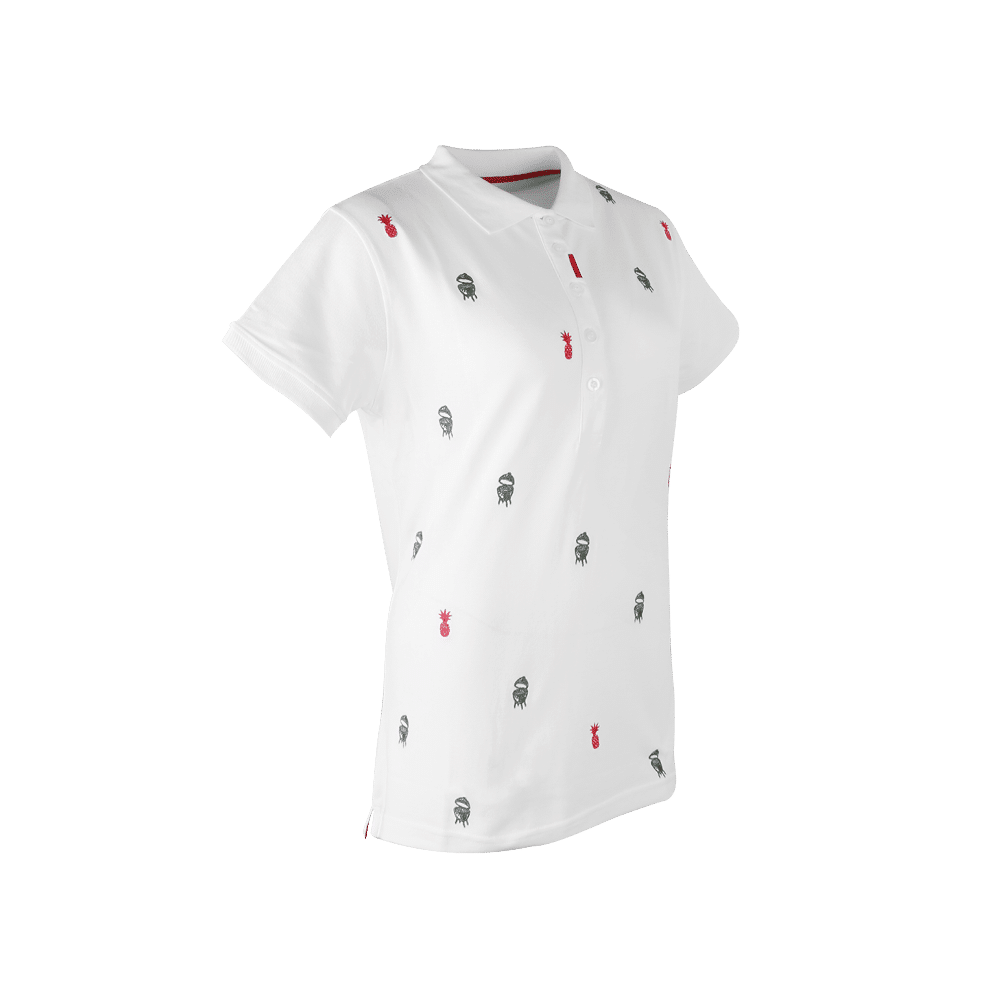 Golf Poloshirt Damen - Weiß