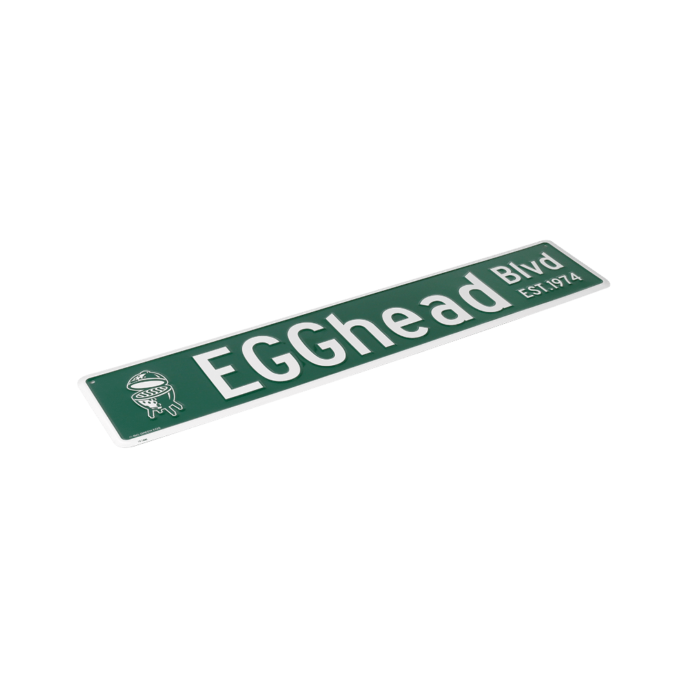 Straßenschild "EGGhead Blvd"