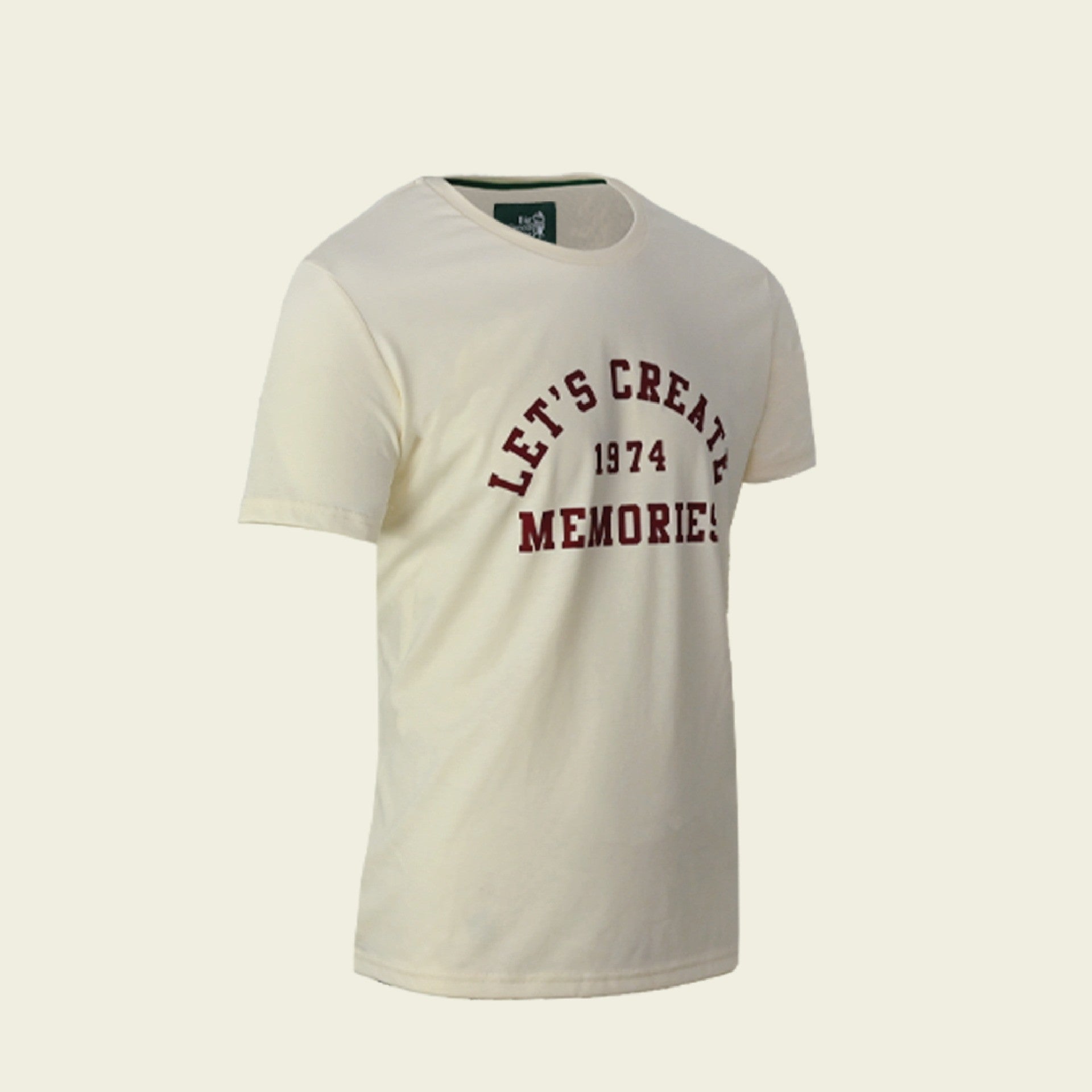 T-Shirt Weis/Rot - Lets create