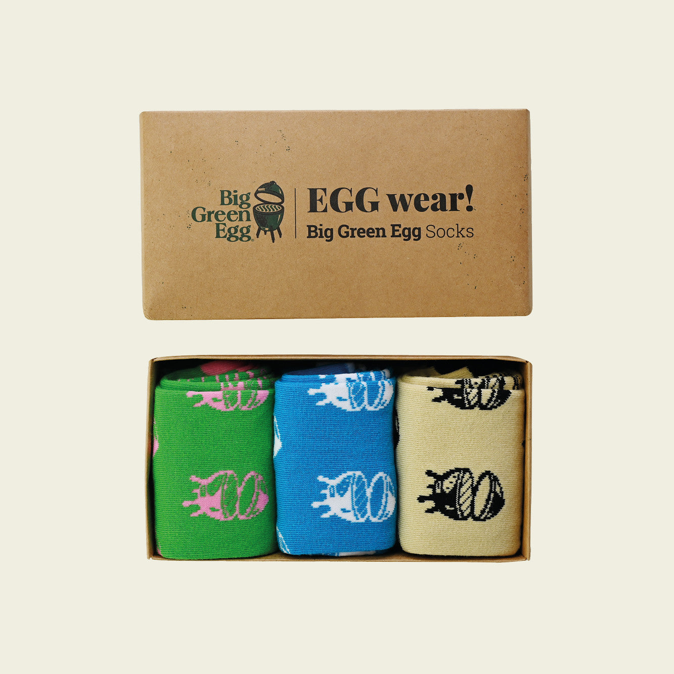 Big Green Egg Socken - 3er Pack