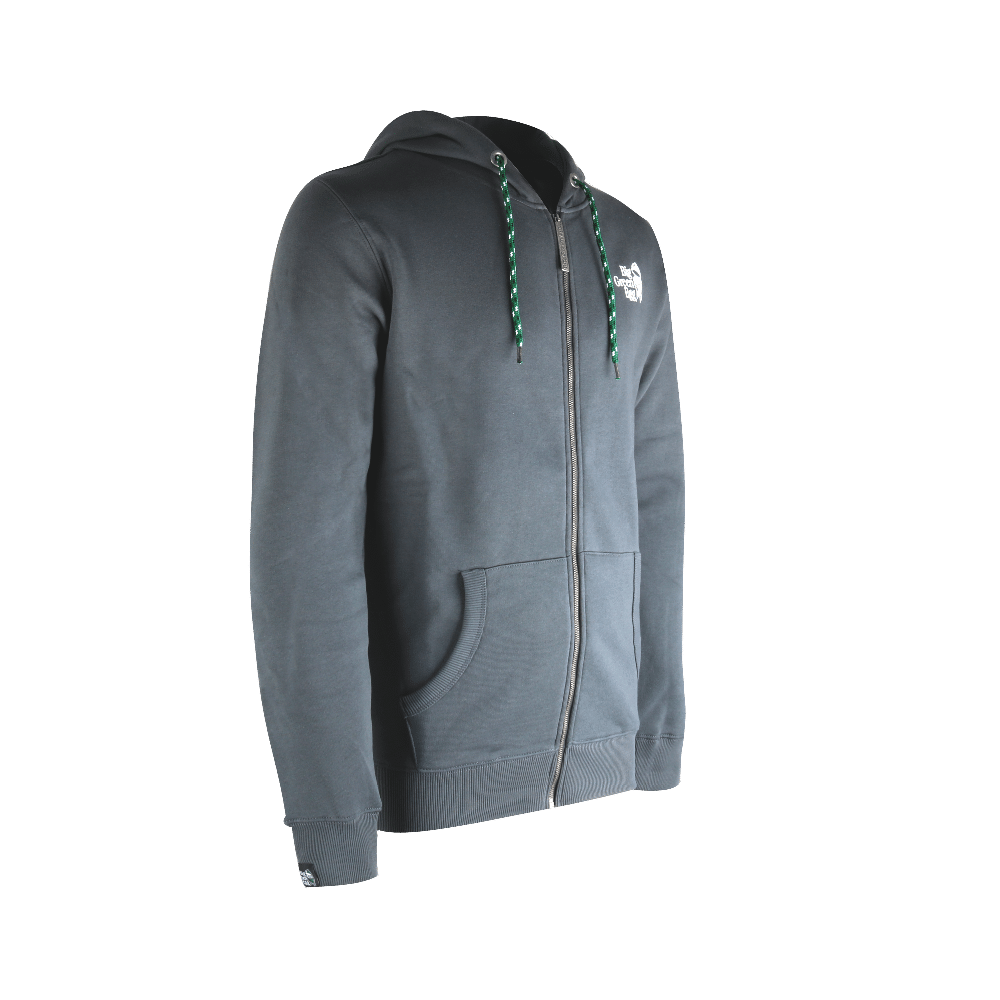 Hoodie mit Reißverschluss - Dunkelgrau