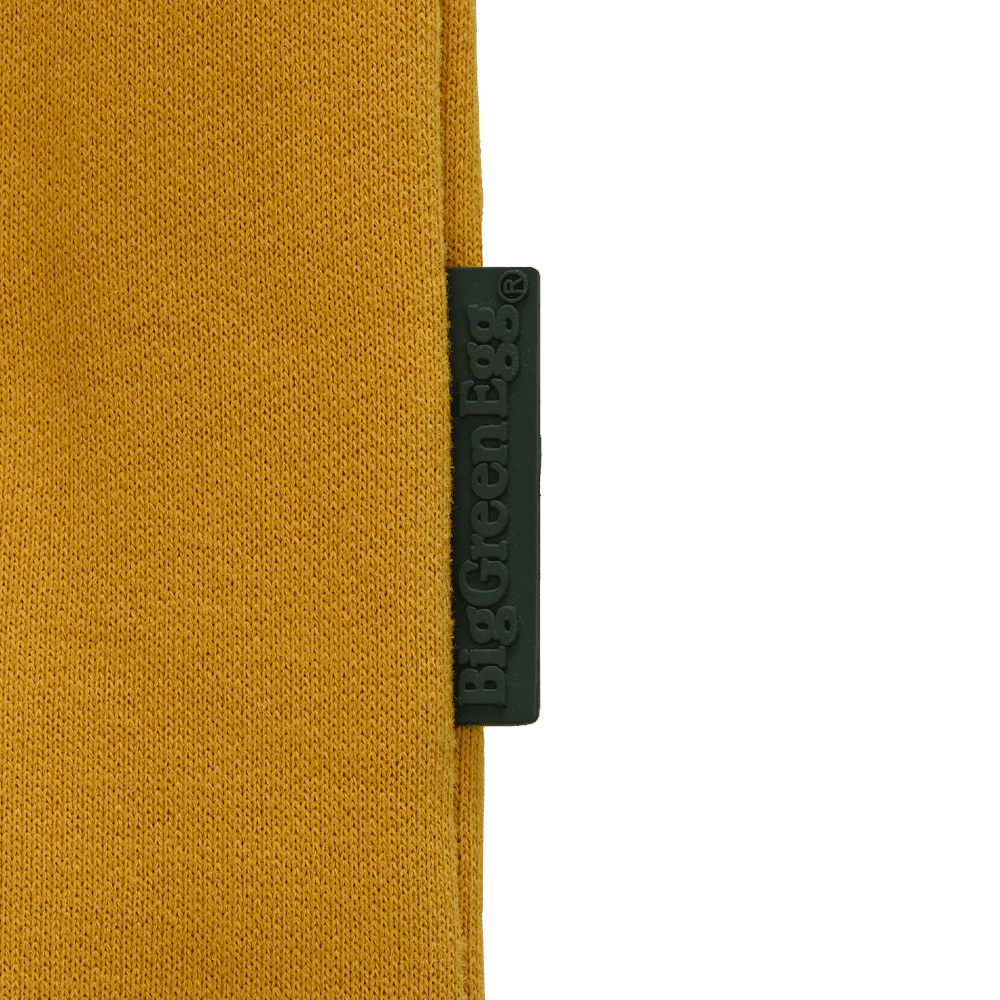 Hoodie Ockergelb/Bordeaux - Peace, Love, EGGs