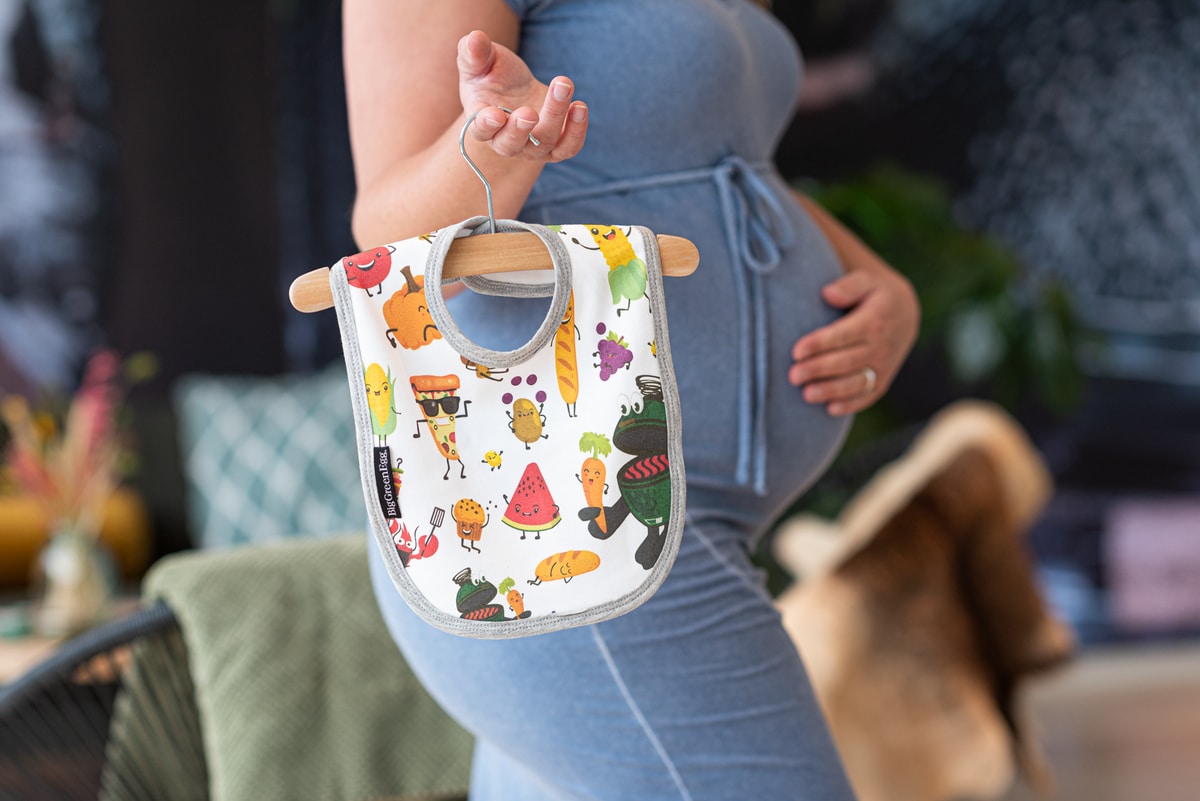 Bedrucktes Babylätzchen