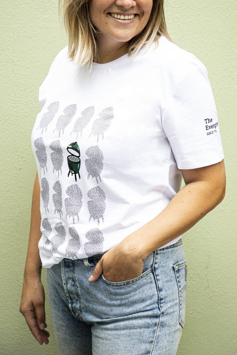 Weiße T-Shirt "The Evergreen"