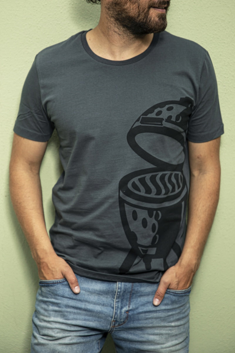 T-Shirt Dunkelgrau "EGG"