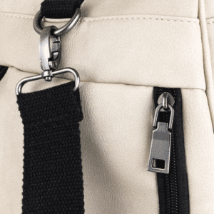 Retro Sporttasche - Beige – Bild 4