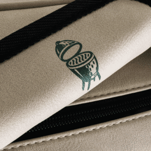 Retro Sporttasche - Beige – Bild 3
