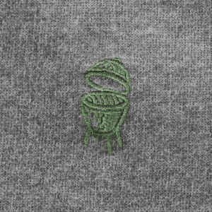 Hoodie Grau/Grün "Since 74" – Bild 3