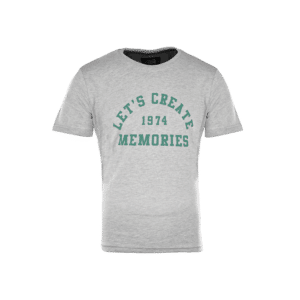 T-Shirt Grau/Grün - Lets create