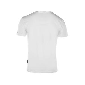 Weißes T-shirt "The Evergreen Chicken" – Bild 3