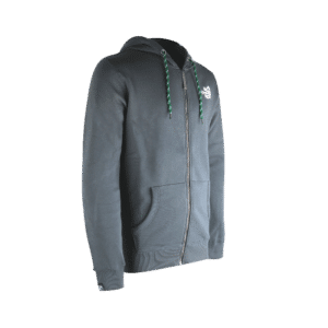 Hoodie mit Reißverschluss - Dunkelgrau – Bild 3