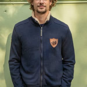 Dunkelblaue Outdoor Jacke – Bild 9