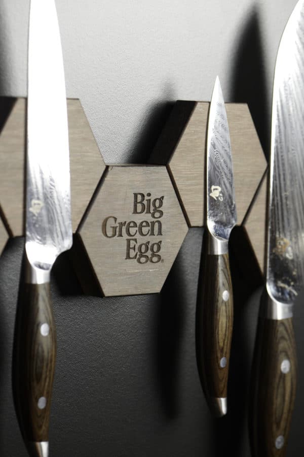 Webversion 818801 Hexagonal magnetic knife strip Big Green Egg 12 Big Green EGG