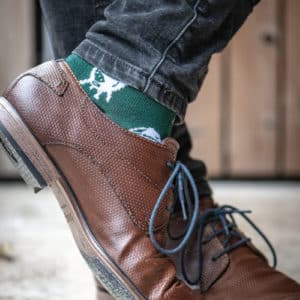 Socken Grün "Egg" – Bild 2