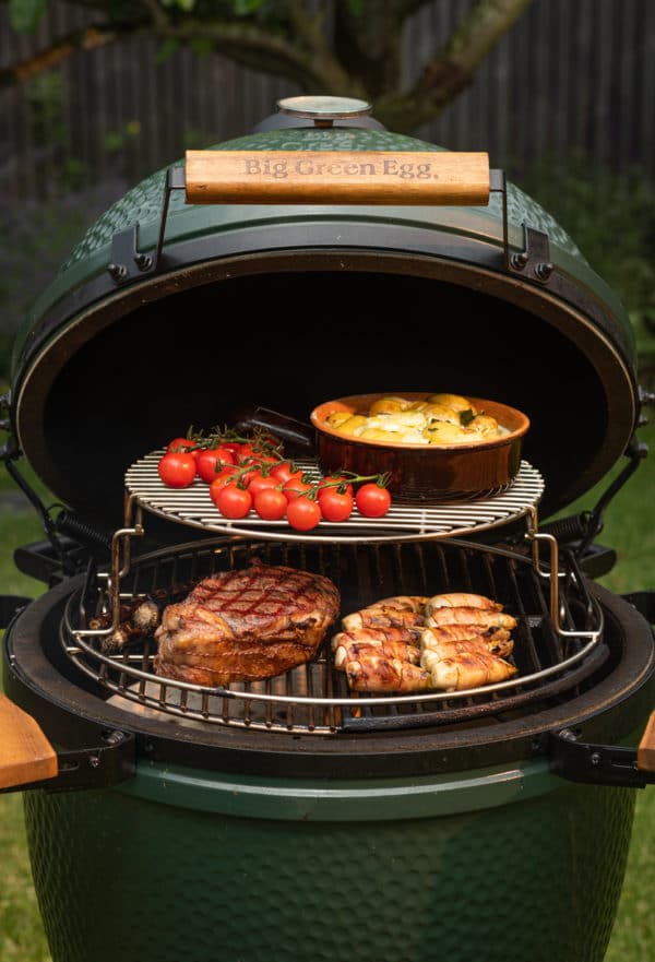 Webversion EGGspander Reverse sear entrecote Inspiration Today 2021M08 Big Gree 6 Big Green EGG