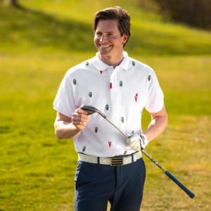 Poloshirt Herren Golf - Weiß – Bild 2